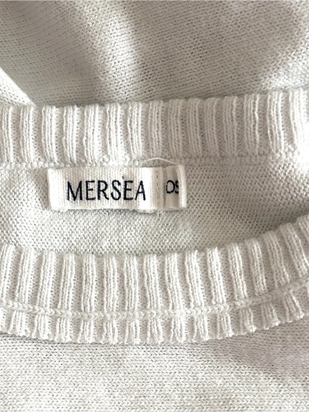 Mersea Catalina Sweater White Top Women's OS One Size Relaxed Travel Coastal - Picture 13 of 16